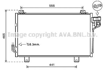 AVA QUALITY COOLING mz5261d -  Конденсатор, кондиционер